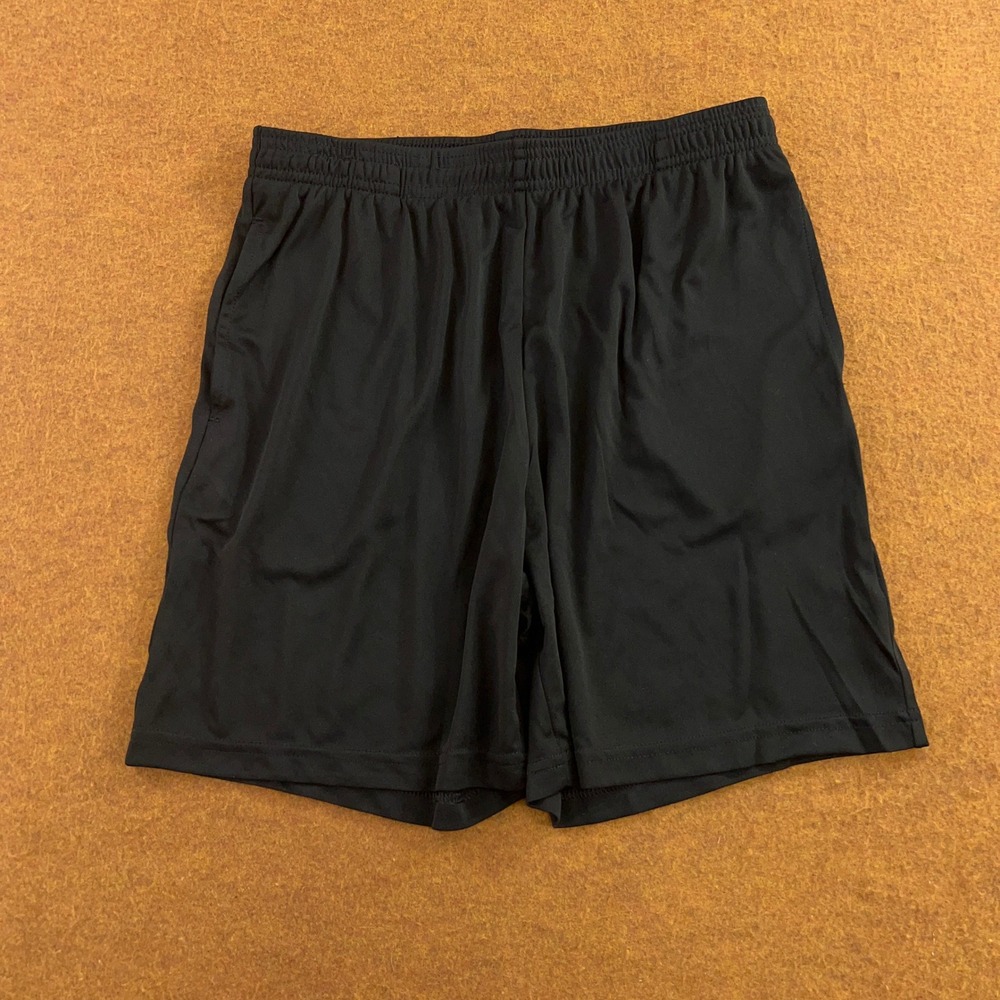 Sport-Tek Youth Large Black Athletic Performance Gym Shorts New